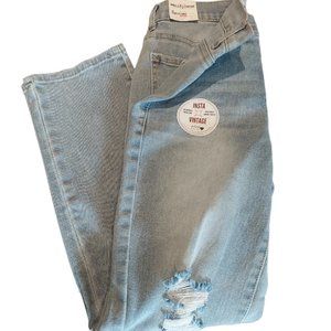 Wallflower The Fearless Curvy High Rise Straight Jeans Junior's Size 1 NWT